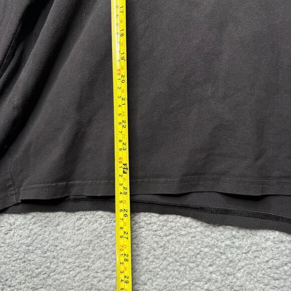 Basic Editions Shirt Women's 1X Black Long Sleeve - Picture 3 of 8